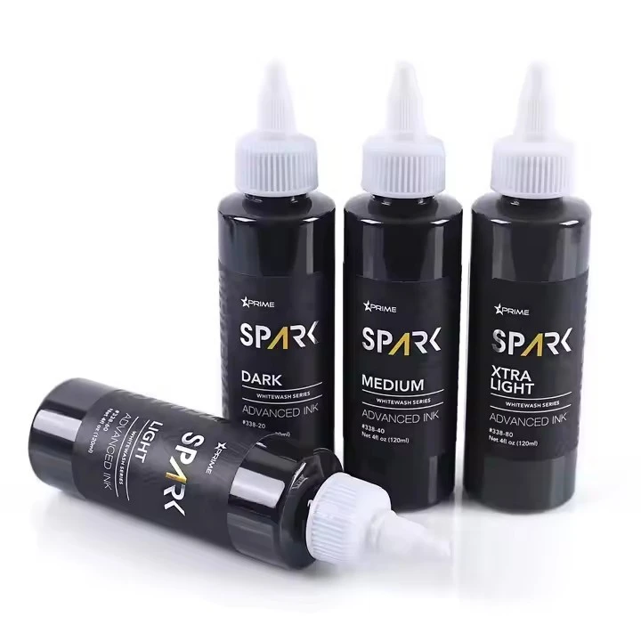 Sparkle Factory Custom 4oz 120ml Abjad Aħsel Żebgħa tal-għaġeb Żebgħa Ġilda Ġilda Triple Black Inka Butterfly Tattoo