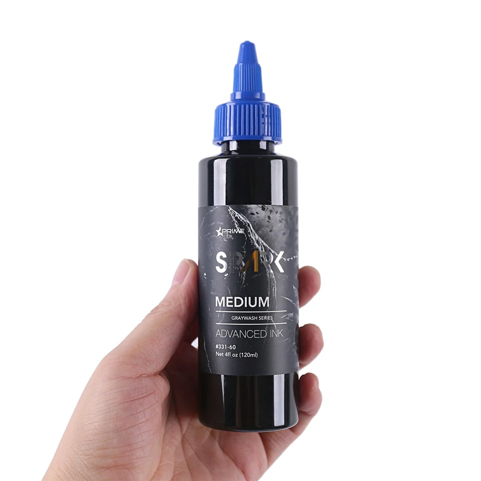 Gray Wash Black Light Paint Pigment Eternal Tattoo Ink Set