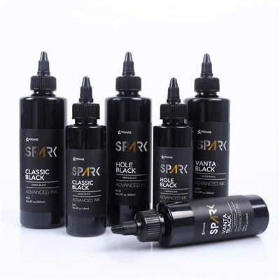 4oz Organic 3 Serje Classic Black Hole Black Vanta Black Tatwaġġ Ink