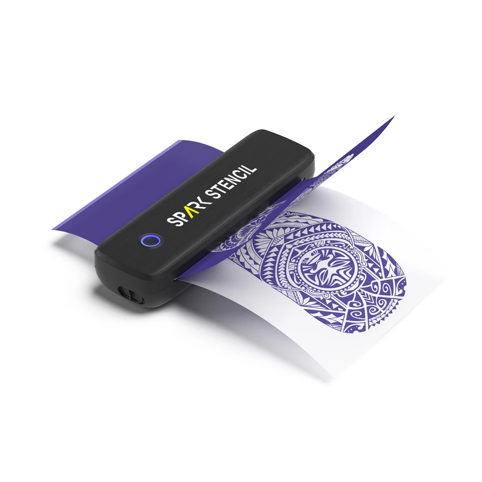Portable Bluetooth Thermal High-Res Universal Compatibility Long Battery Tattoo Stencil Printer For Artists