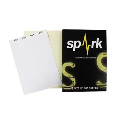 Spark Smooth Tattoo Paper Inkjet Gloss High Dettall tal-Karta Stencil Temporanja Preċiża Art tal-Ġisem