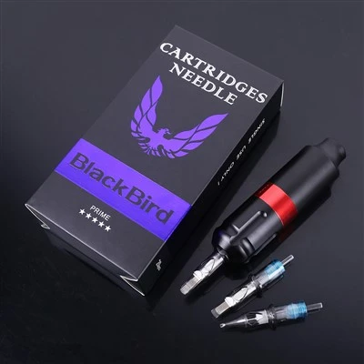Labra tal-iskartoċċ tat-tatwaġġ blackbird 20 biċċa li jintremew pad tond tal-iskartoċċ tat-tatwaġġ tal-magna tatwaġġ Kit