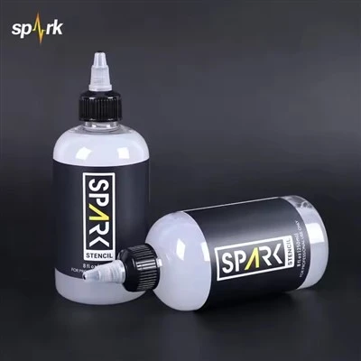 Smooth Stuff 4 Fl Oz li jista 'jinħasel il-ġel tat-trasferiment tal-istensil likwidu għal artisti tatwaġġ tal-ġisem u tas-sieq tat-teknoloġija tal-vakwu
