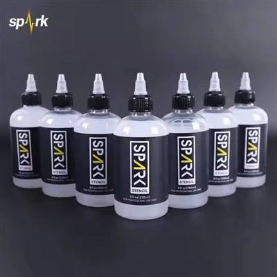 120 / 250ml tatwaġġ professjonali tal-ġel tal-ġel termali tatwaġġ trasferiment tat-tatwaġġ soluzzjoni tal-krema tatwaġġ sett