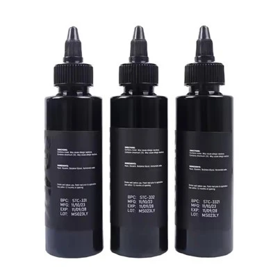 Spark Custom bl-ingrossa kina għolja - tmiem 4 oz 120 ml żebgħa pigment tal-ġisem tal-ġilda kulur tal-għaġeb OEM iswed tatwaġġ linka