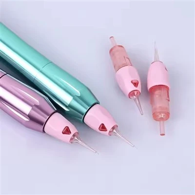 Spark eyebrow tatwaġġ tal-labra tal-iskartoċċ kompatibbli mal-biċċa l-kbira tal-magni tat-tatwaġġ għandu għamla permanenti