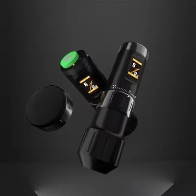 Spark Wasla Ġdida Dual Batterija Rotary Tatwaġġ Elettriku Pinna Tagħmir tal-Korp Rechargeable Electric Electric Permanenti