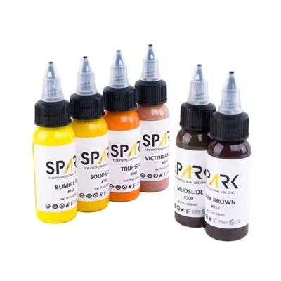 Ink tat-tatwaġġ premium tal-ispark eu jilħaq konformi għal disinji ta 'kwalità frizzanti, għoljin -