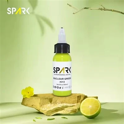 Spark 0.5oz Long - li jdum kulur mgħaġġel ta 'kulur qawwi ta' ilma - linka tat-tatwaġġ tal-kulur vibrant ibbażata fuq l-arti tal-ġisem