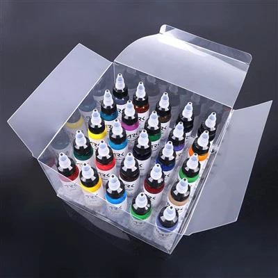 Bejgħ bl-ingrossa Custom High - End 1oz Long - Kulur li Jdum Fast Smooth Spark Premium Permanenti Tatwaġġ Linka Għall-Body Art