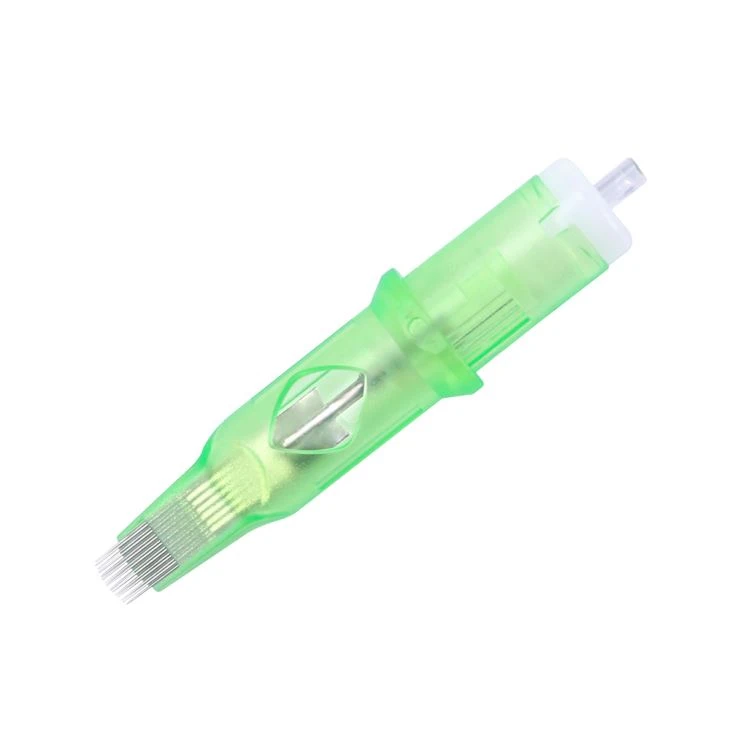 Skartoċċi Mega tat-tatwaġġ 0. 35 mm mm Curved Magnum Needle Cartridge