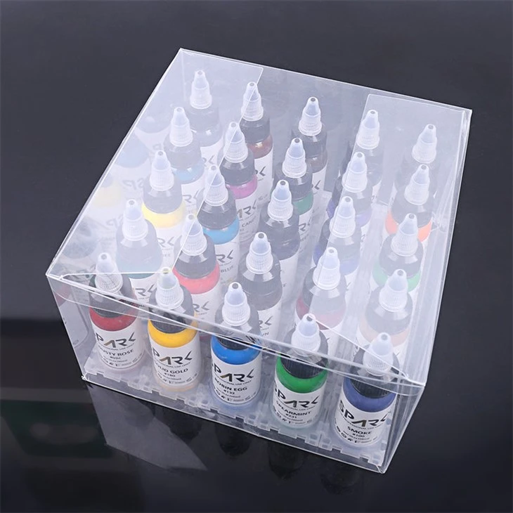 25 Kulur Set Spark Tattoo Ink Linka tat-tatwaġġ f'Bulk Super Black Tattoo Ink
