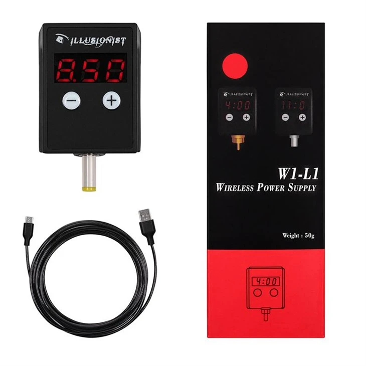 4V-11V Wireless Power Supply 1500mAh Tattoo Battery