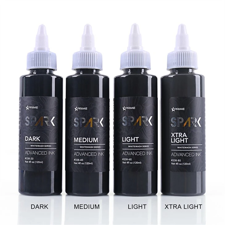 Linka tat-tatwaġġ mingħajr ċomb White Wash Set Spark Linka tat-tatwaġġ