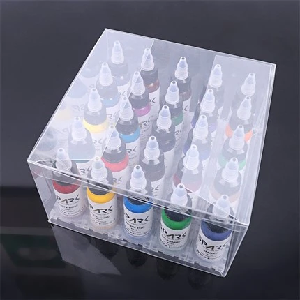 25 Kulur Set Spark Tattoo Ink Linka tat-tatwaġġ f'Bulk Super Black Tattoo Ink