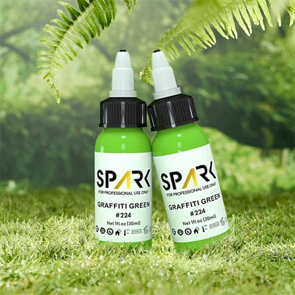 25 Kulur Set Tattoo Linka Oriġinali Spark Tattoo Inks bil-massa