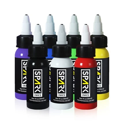 7 Kuluri OEM Spark Permanenti Professional Tattoo Ink