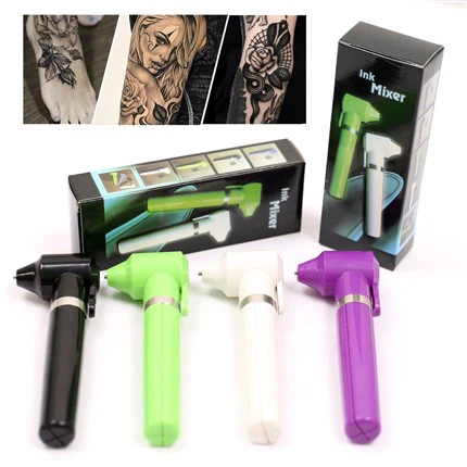 4 Kuluri Multifunzjonali Tatwaġġ Ink Mixer