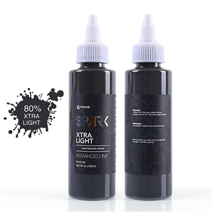 Linka tat-tatwaġġ Spark Ink oriġinali tat-tatwaġġ Set Vegan White Wash Set Spark Linka tat-tatwaġġ