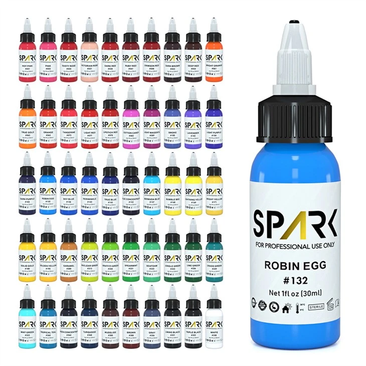 Spark Tattoo Ink Set Professional Tattoo Linka Kulur