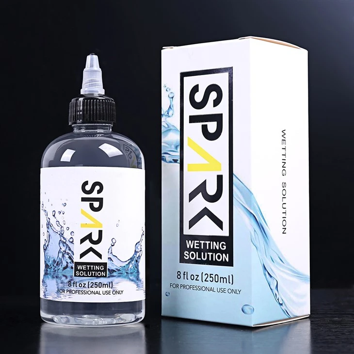 Oriġinali 240ML 8OZ Spark Tattoo Tixrib Soluzzjoni Spark Tattoo Taħlit Soluzzjoni Spark Tattoo Ink